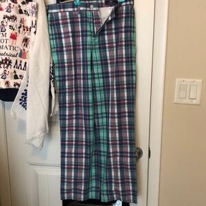 Vineyard Vines kids pants size 18, plaid, with tags